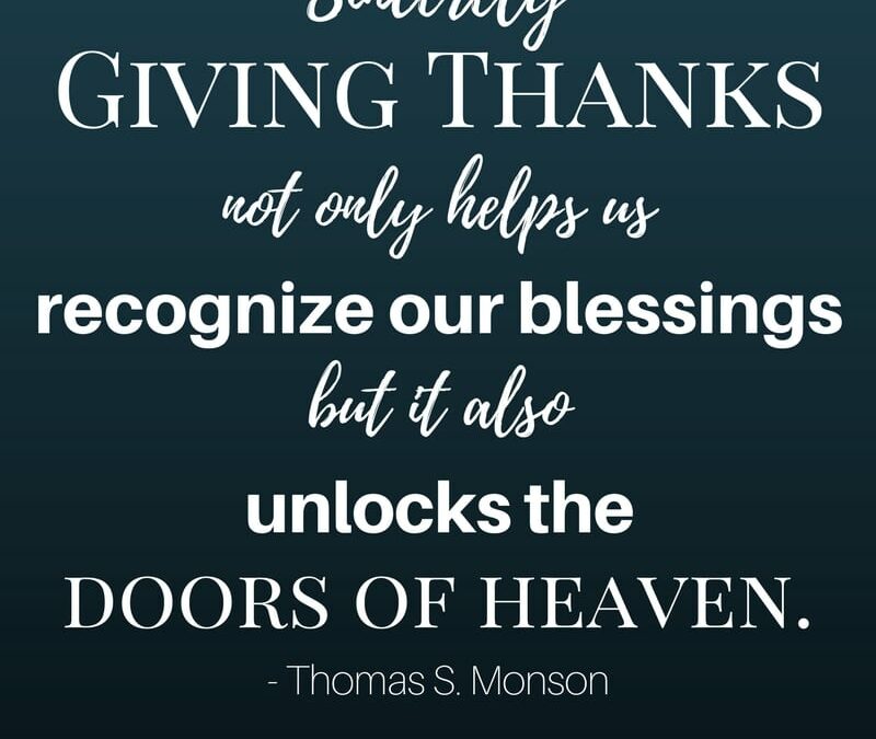 Giving Thanks & Heaven on Earth