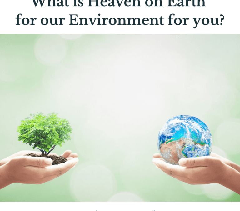 What is Heaven on Earth for our Environment for you?